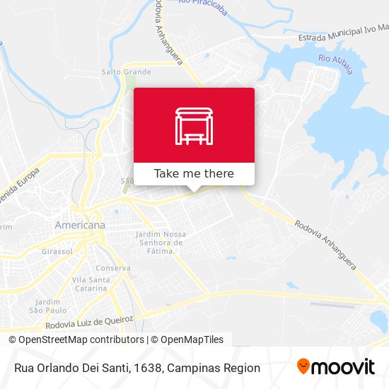 Rua Orlando Dei Santi, 1638 map