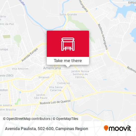 Avenida Paulista, 502-600 map