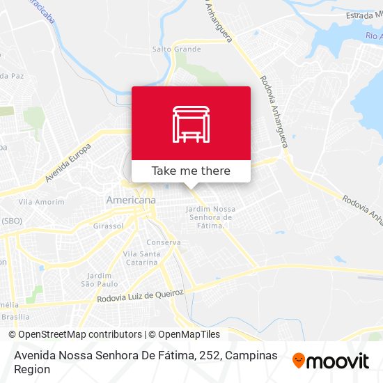 Avenida Nossa Senhora De Fátima, 252 map