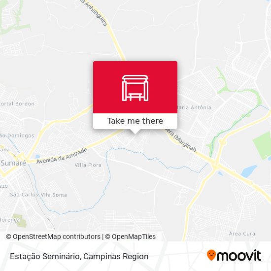 Estação Seminário map