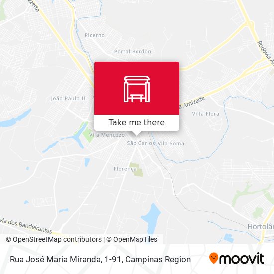 Rua José Maria Miranda, 1-91 map