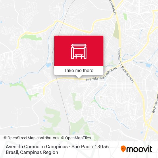 Avenida Camucim Campinas - São Paulo 13056 Brasil map