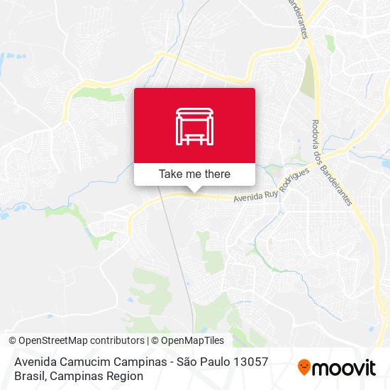 Avenida Camucim Campinas - São Paulo 13057 Brasil map