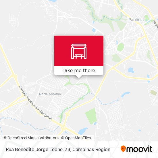 Rua Benedito Jorge Leone, 73 map