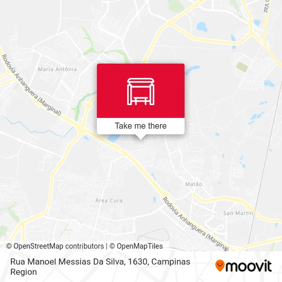 Rua Manoel Messias Da Silva, 1630 map