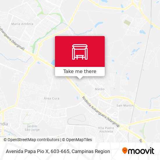 Avenida Papa Pio X, 603-665 map