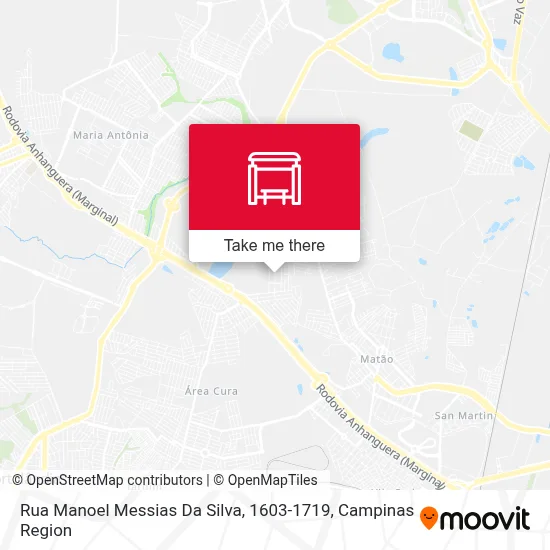 Rua Manoel Messias Da Silva, 1603-1719 map