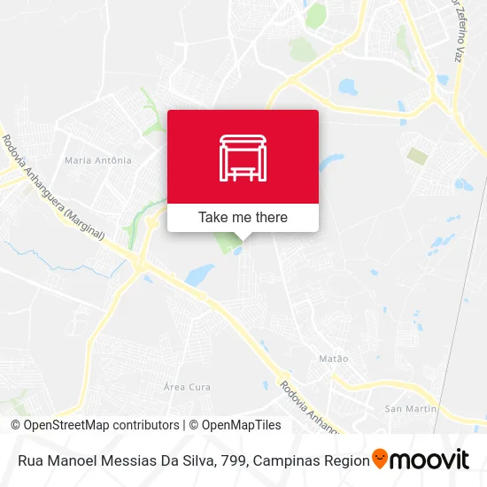 Rua Manoel Messias Da Silva, 799 map