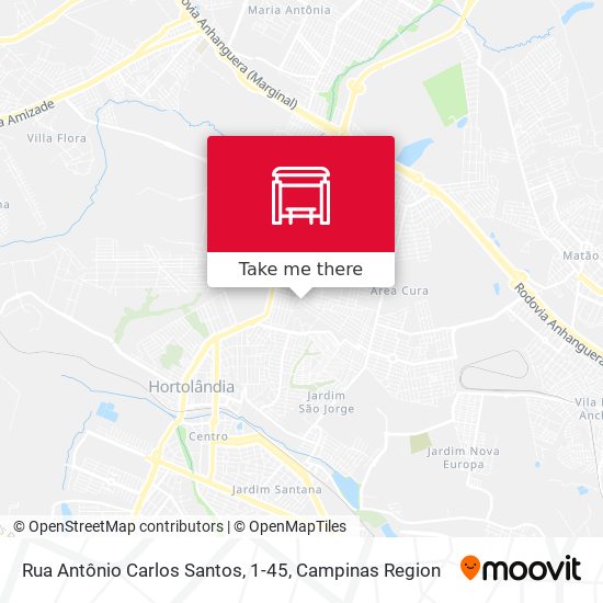 Rua Antônio Carlos Santos, 1-45 map
