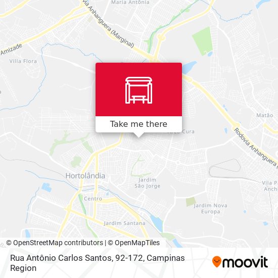 Rua Antônio Carlos Santos, 92-172 map