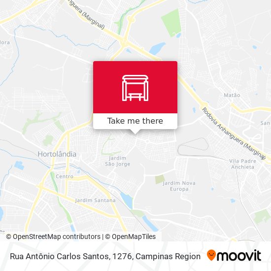 Rua Antônio Carlos Santos, 1276 map