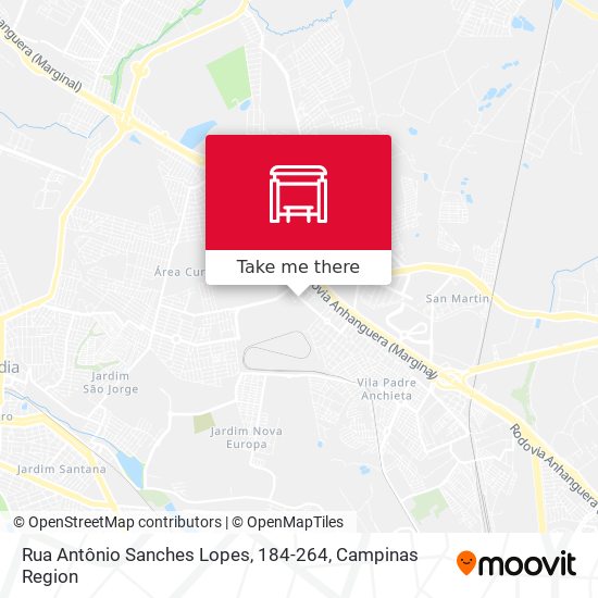 Rua Antônio Sanches Lopes, 184-264 map