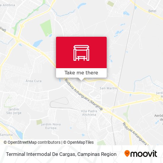 Mapa Terminal Intermodal De Cargas