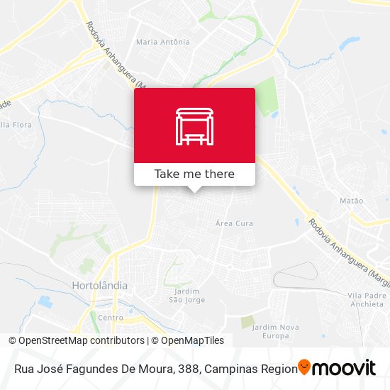 Rua José Fagundes De Moura, 388 map