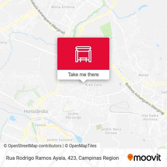 Rua Rodrigo Ramos Ayala, 423 map