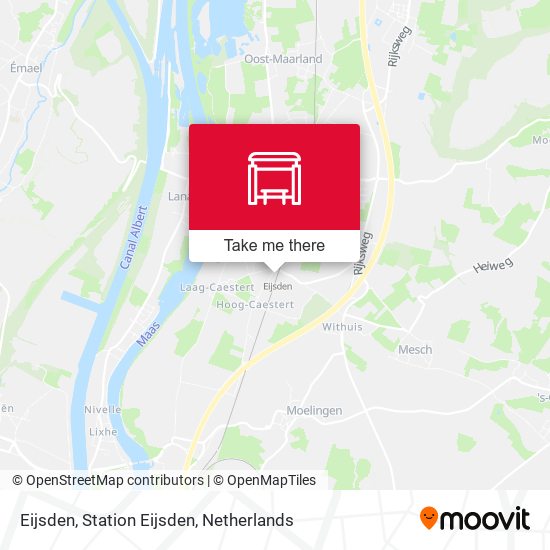 Eijsden, Station Eijsden map