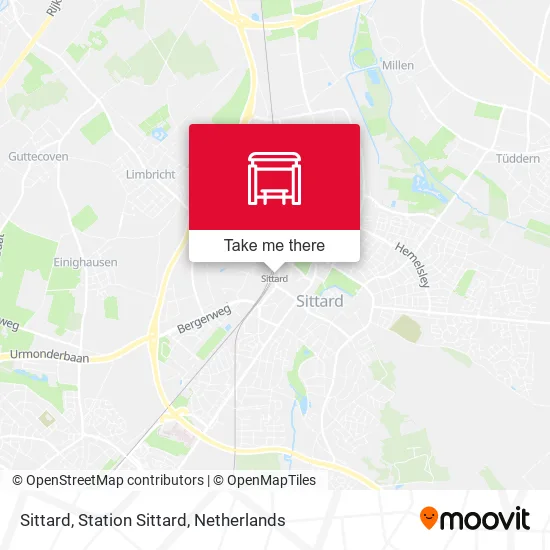 Sittard, Station Sittard map