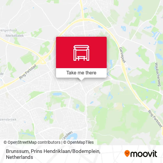 Brunssum, Prins Hendriklaan / Bodemplein map