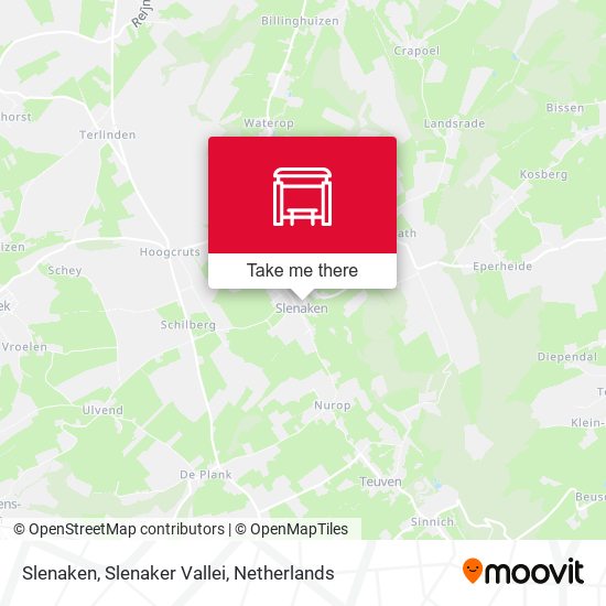 Slenaken, Slenaker Vallei map