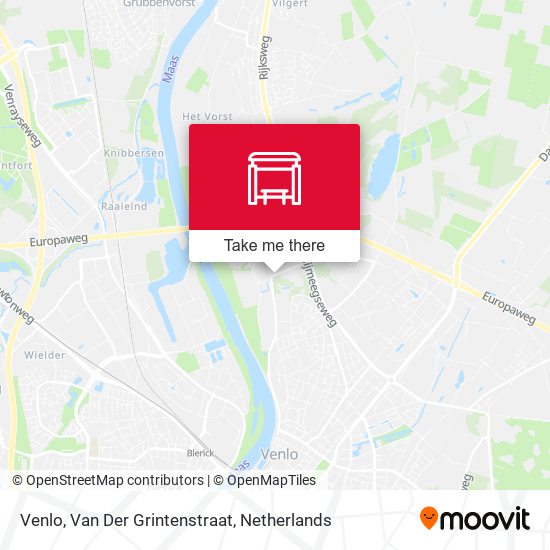 Venlo, Van Der Grintenstraat map