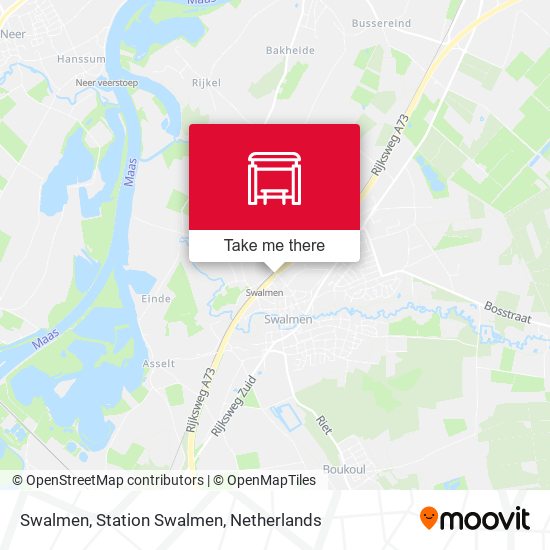 Swalmen, Station Swalmen map