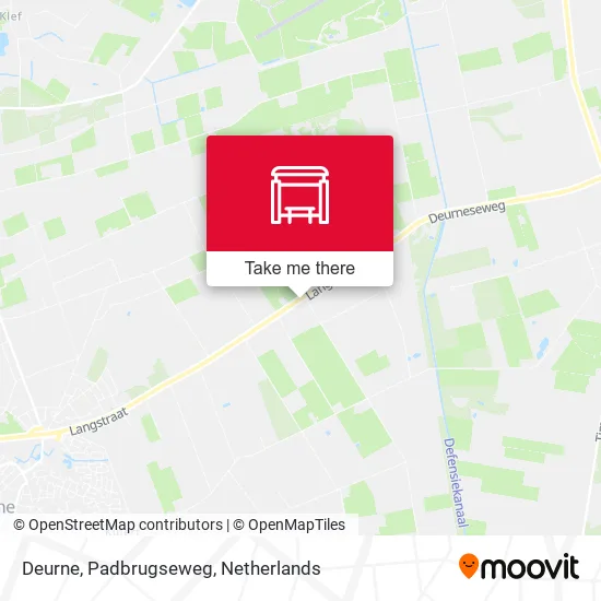 Deurne, Padbrugseweg map