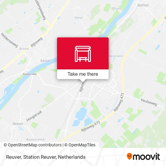 Reuver, Station Reuver map