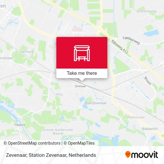 Zevenaar, Station Zevenaar map