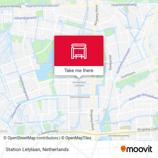 Station Lelylaan map