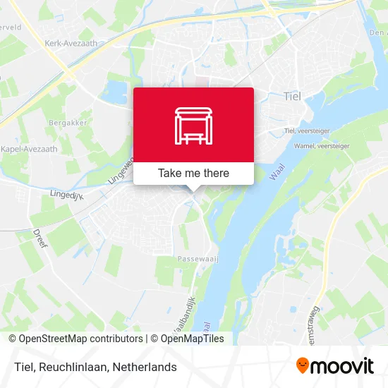 Tiel, Reuchlinlaan map