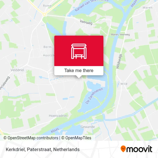 Kerkdriel, Paterstraat map