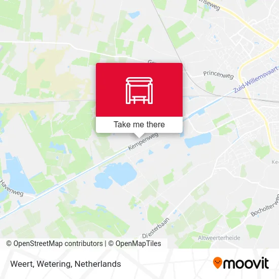 Weert, Wetering map