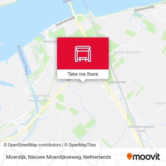 Moerdijk, Nieuwe Moerdijkseweg Karte