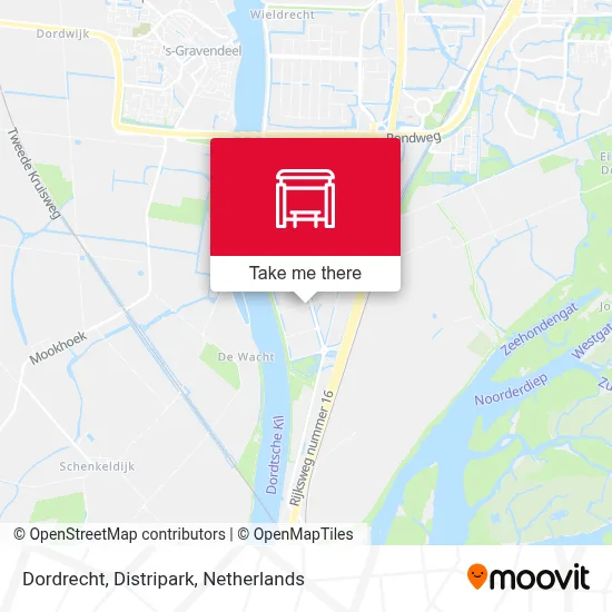 Dordrecht, Distripark map