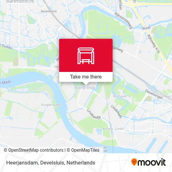 Heerjansdam, Develsluis map