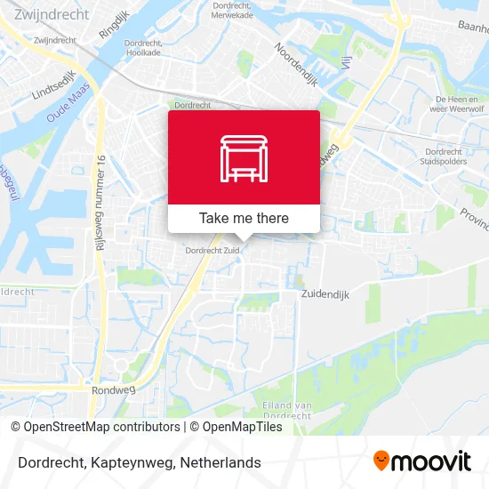 Dordrecht, Kapteynweg map