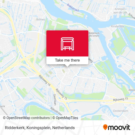 Ridderkerk, Koningsplein map