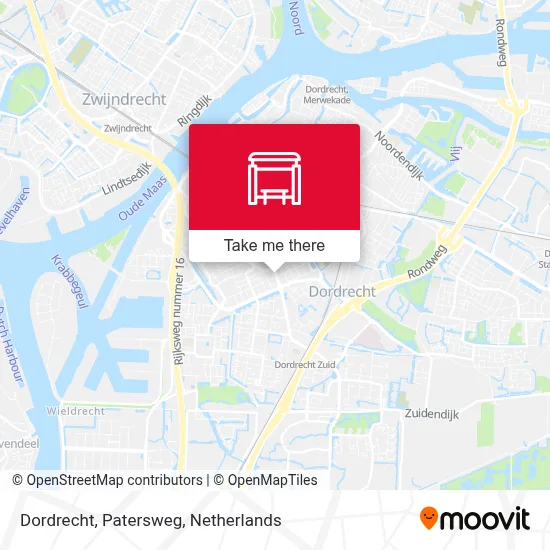 Dordrecht, Patersweg map