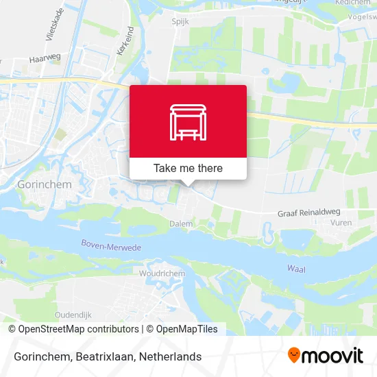 Gorinchem, Beatrixlaan map