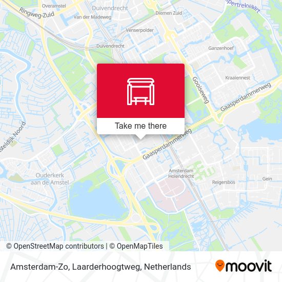 Amsterdam-Zo, Laarderhoogtweg map