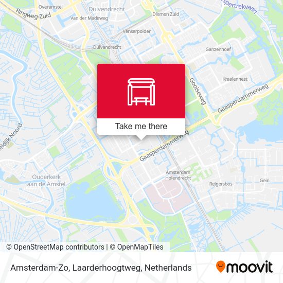 Amsterdam-Zo, Laarderhoogtweg map