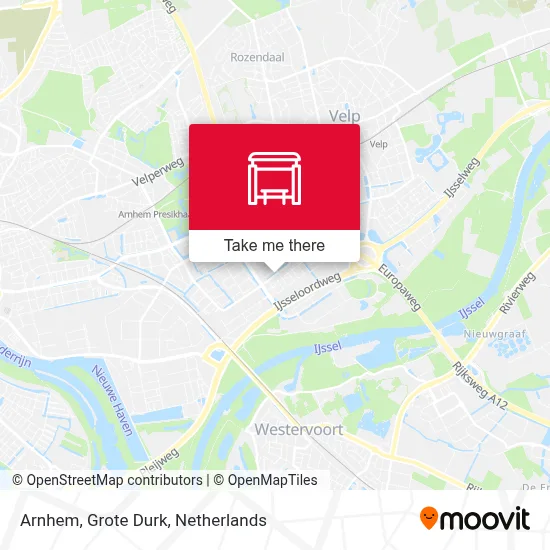 Arnhem, Grote Durk map
