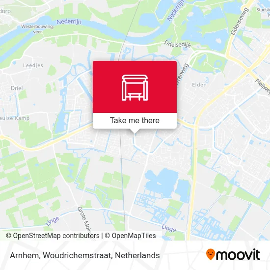 Arnhem, Woudrichemstraat map