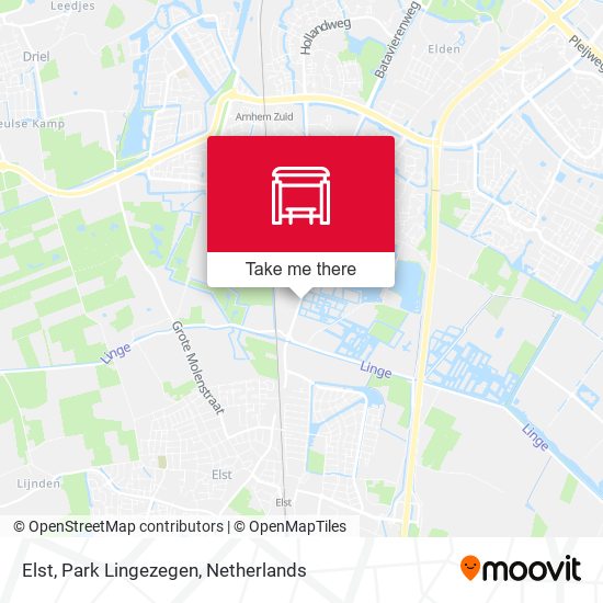 Elst, Park Lingezegen Karte