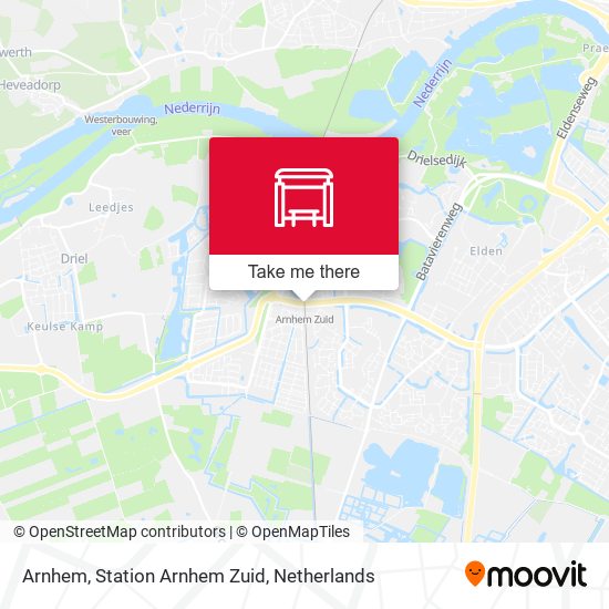 Arnhem, Station Arnhem Zuid map