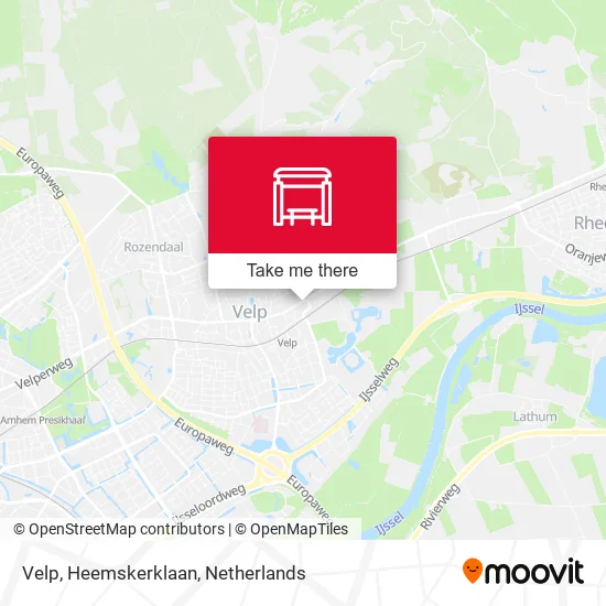 Velp, Heemskerklaan map