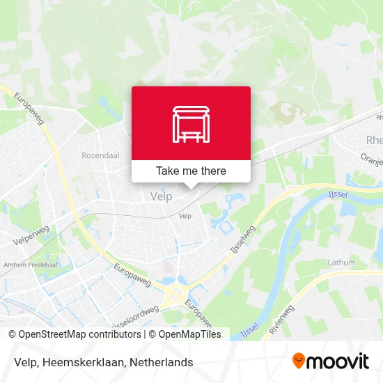 Velp, Heemskerklaan map