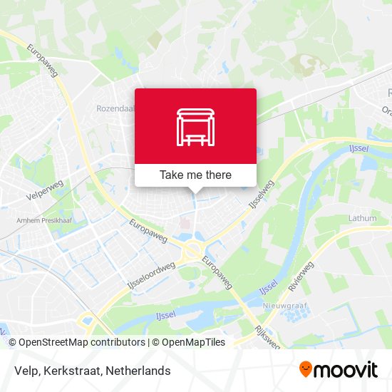 Velp, Kerkstraat map