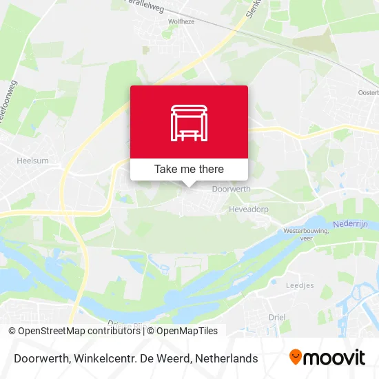 Doorwerth, Winkelcentr. De Weerd map
