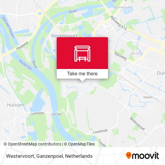 Westervoort, Ganzenpoel Karte